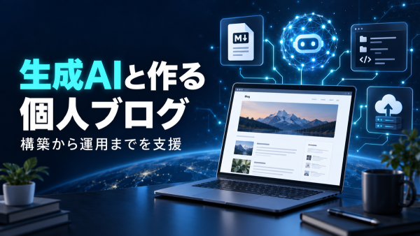 生成AIと作る個人ブログ
